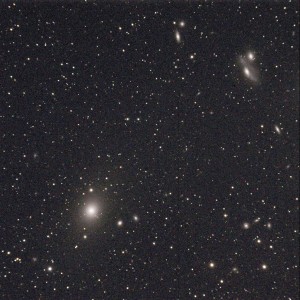 M87 and Virgo cluster galaxies. (Click to embiggenate.)